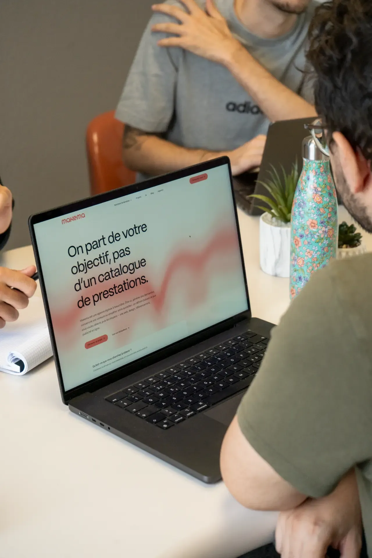 L’équipe de l’agence web Makema à Neuchâtel
